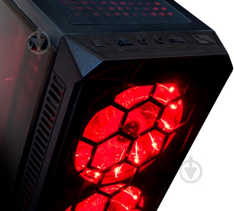 Корпус Frime Fusion-U3-315RLF-WP Red LED - фото 7