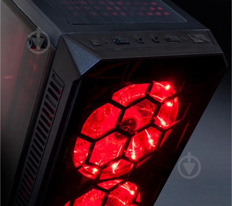 Корпус Frime Fusion-U3-315RLF-WP Red LED - фото 10