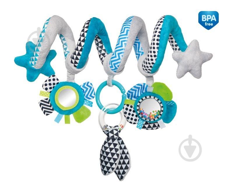 Подвеска Canpol Babies Zig Zag голубая - фото 1 Подвеска Canpol Babies Zig Zag голубая - фото 1