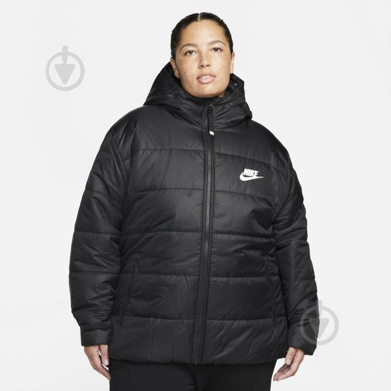 Куртка женская Nike W NSW TF RPL CLASSIC HD JKT DJ6995-010 р.S черная - фото 1