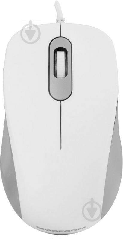 Мышь Modecom MC-M10S white - фото 1