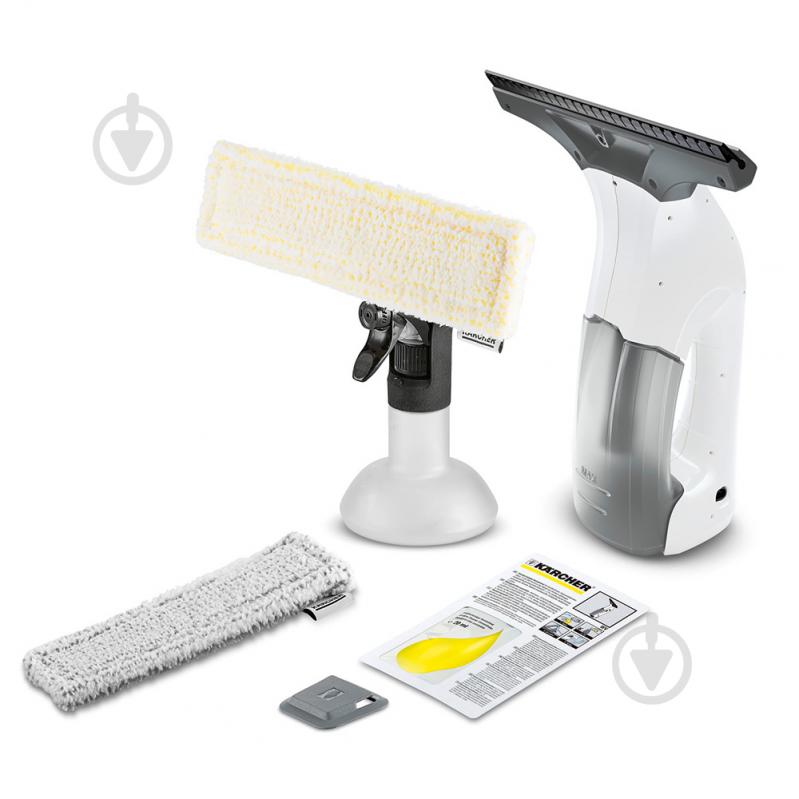 Пилосос віконний Karcher WV 1 Plus (1.633-022.0) white/silver - фото 1