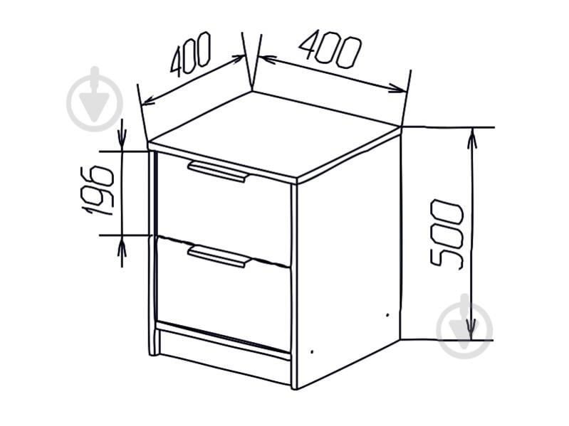 Комод DC Erin 1 400x500x400 мм нимфея альба/нимфея альба - фото 5 Комод DC Erin 1 400x500x400 мм нимфея альба/нимфея альба - фото 5
