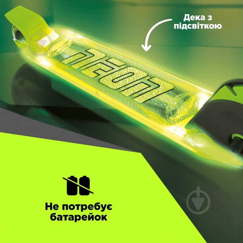 Самокат Neon Dynamo зеленый NS41G4 - фото 3 Самокат Neon Dynamo зеленый NS41G4 - фото 3