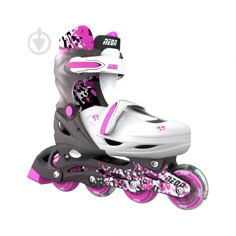Роликовые коньки Neon NT30P4 р. 30-33 pink - фото 1