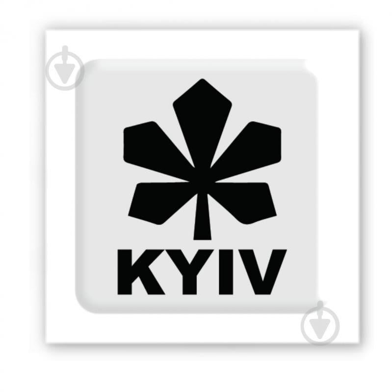 Стікер 3D Tattooshka 3D стікер KYIV white - фото 1 Стікер 3D Tattooshka 3D стікер KYIV white - фото 1