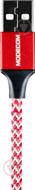 Кабель Modecom microUSВ 1 м красный (CAB-MC-SPARK-01) - фото 3