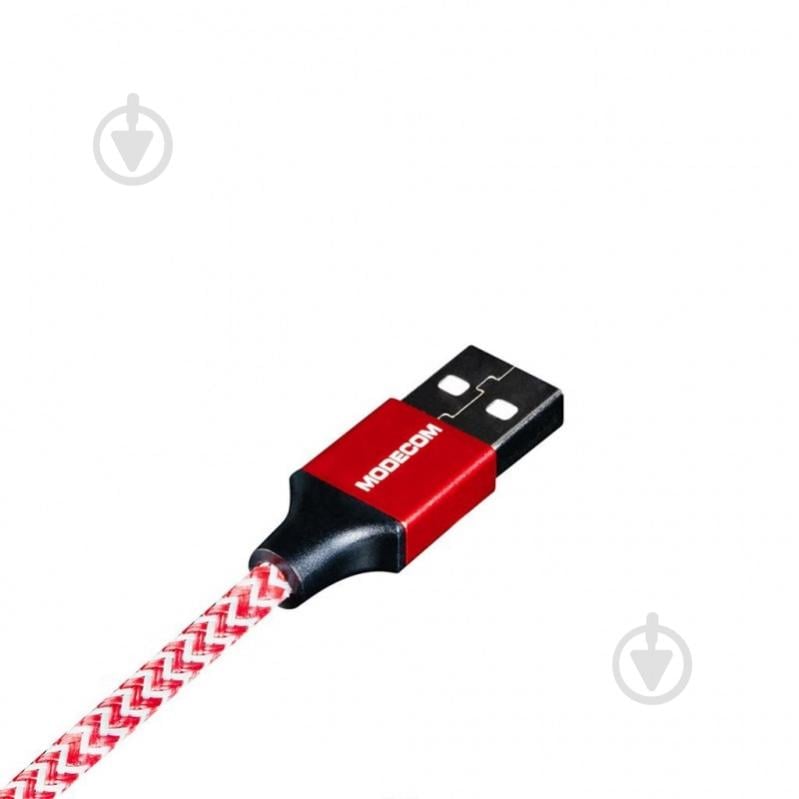 Кабель Modecom Lightning – USB 1 м красный (CAB-MC-SPARK-02) - фото 5