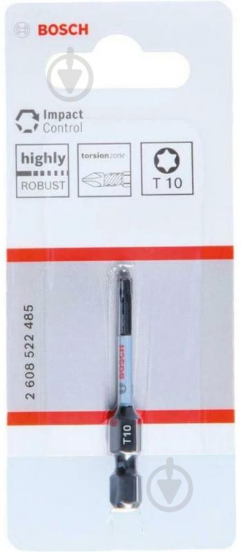 Бита Bosch Impact Control T10 50 мм 1 шт. 2608522485 - фото 2