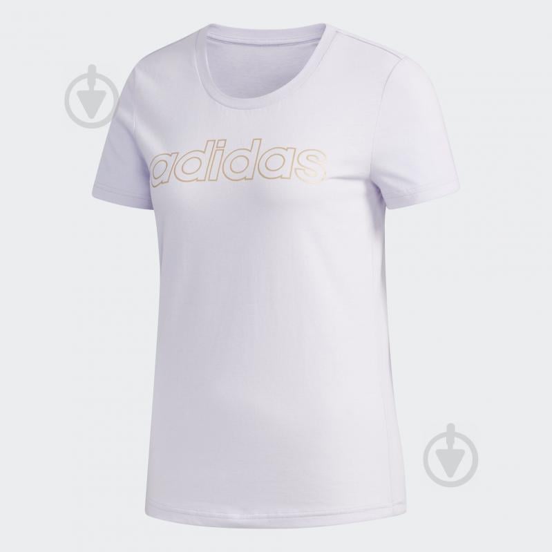 Футболка Adidas W E BRANDED T FL9290 р.L фиолетовый - фото 1