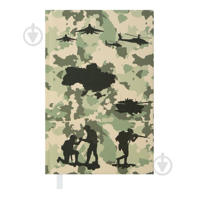 Дневник недатированный HEROES оливковый Buromax A6 - фото 1