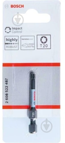 Бита Bosch Impact Control T20 50 мм 1 шт. 2608522487 - фото 2