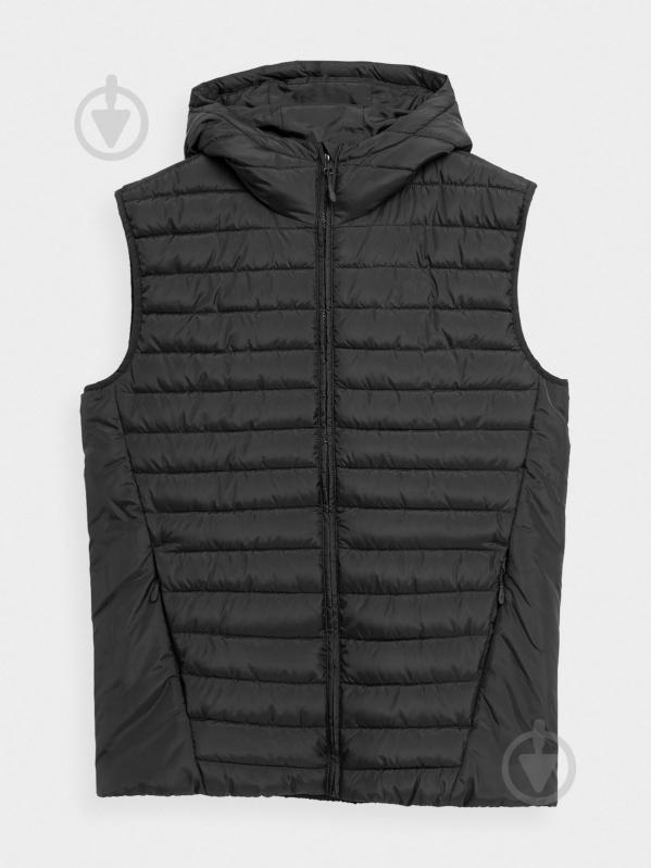 Жилет 4F VEST M063 4FAW23TVESM063-20S р.XL чорний - фото 1