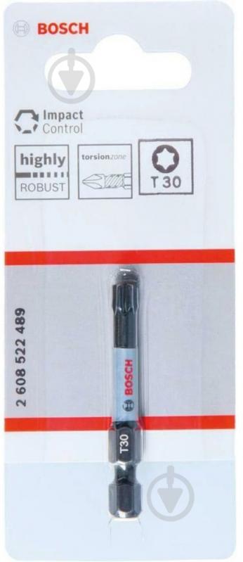 Бита Bosch Impact Control T30 1 шт. 2608522489 - фото 2