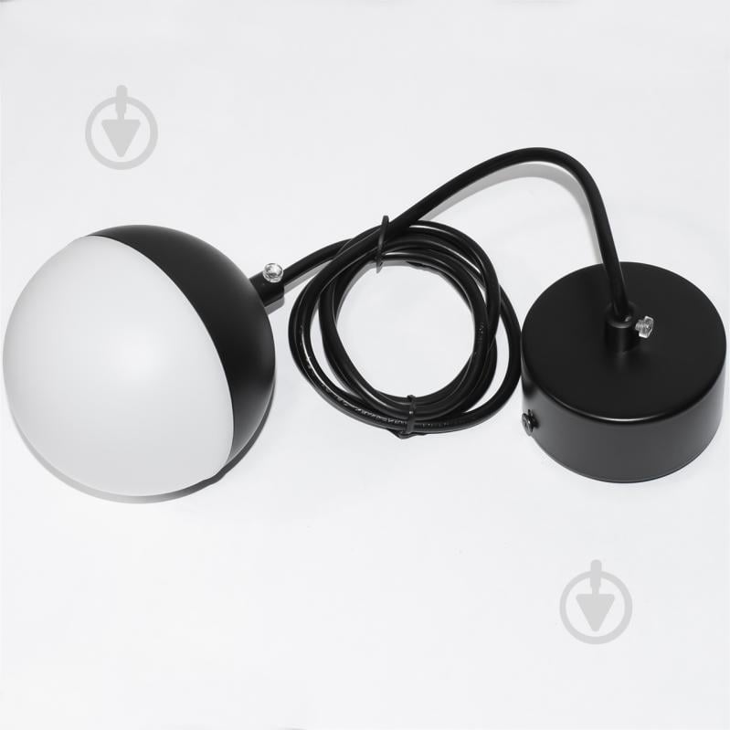 Подвес Hopfen LED 1x7 Вт черный KUGEL 7W 4000K BK - фото 2