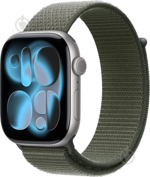 Ремешок Apple 46 мм Sport Loop forest (MFFJ4ZM/A) - фото 3