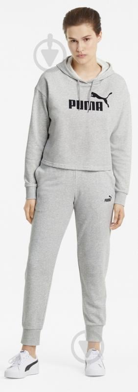 Штани Puma ESS SWEATPANTS TR CL LIGHT GRAY HEATHER 58684204 р. S сірий - фото 3