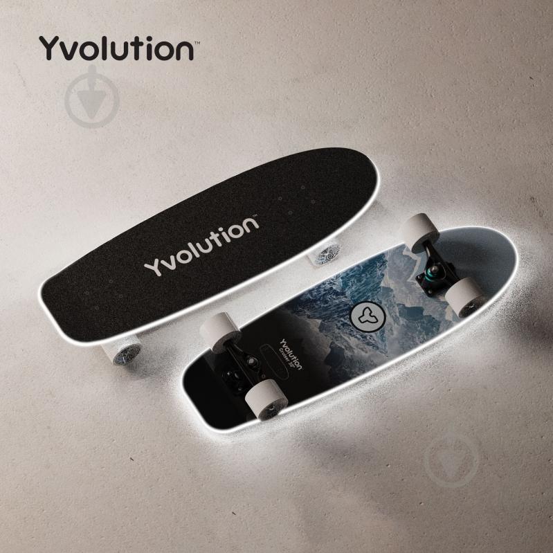 Скейтборд Yvolution Dynamo Cruiser LED 76 см 80 кг YS52B2 синий - фото 6 Скейтборд Yvolution Dynamo Cruiser LED 76 см 80 кг YS52B2 синий - фото 6