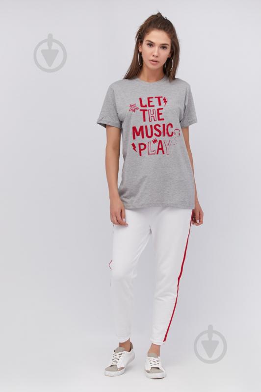 Футболка YAPPI WG3068 р.M серый - фото 2