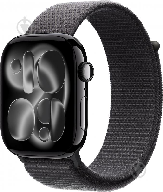 Ремешок Apple 46 мм Sport Loop dark grey (MFFM4ZM/A) - фото 3