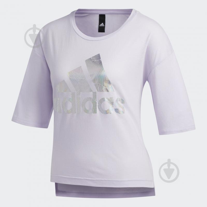 Футболка Adidas UNIV TEE 2 W FM1657 р.XS фиолетовый - фото 1