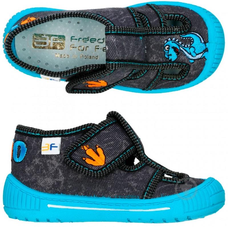 Туфли для мальчика 3F 2Sk25/4 серый - фото 1