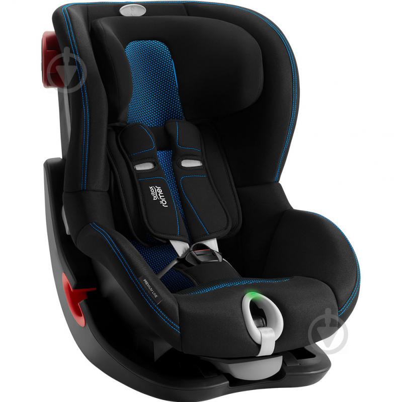 Автокрісло Britax-Romer KING II LS Black Series Cool Flow - Blue чорний із синім 2000033069 - фото 3