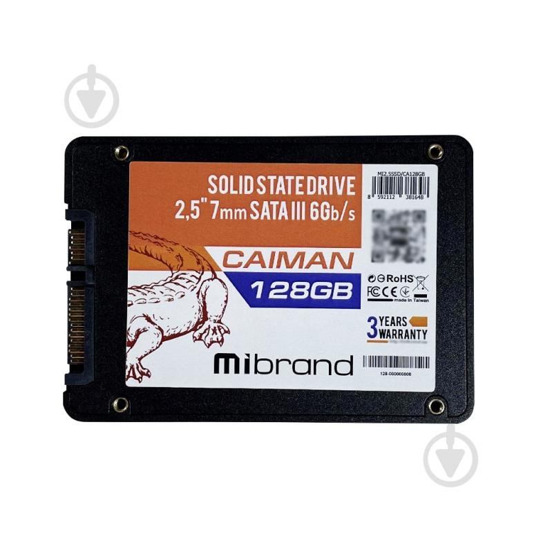 SSD-накопитель Mibrand 128GB 2,5" SATA III 3D TLC NAND (MI2.5SSD/CA128GB) - фото 1