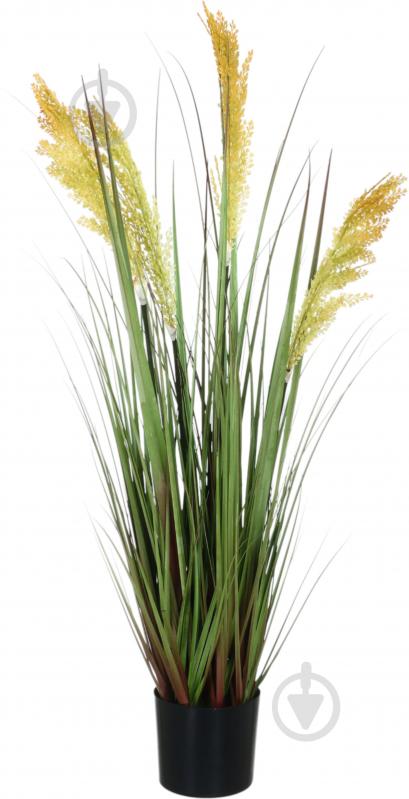 Камыш искусственный в пластиковом горшке 91 см желтый Sensio - фото 1 Камыш искусственный в пластиковом горшке 91 см желтый Sensio - фото 1
