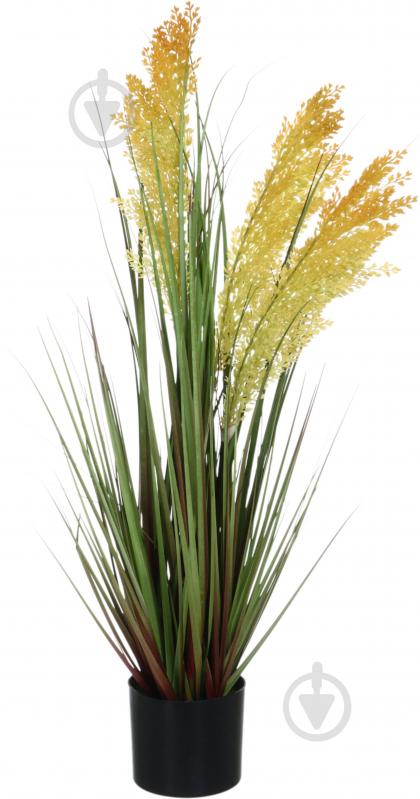 Камыш искусственный в пластиковом горшке 68 см желтый Sensio - фото 1 Камыш искусственный в пластиковом горшке 68 см желтый Sensio - фото 1