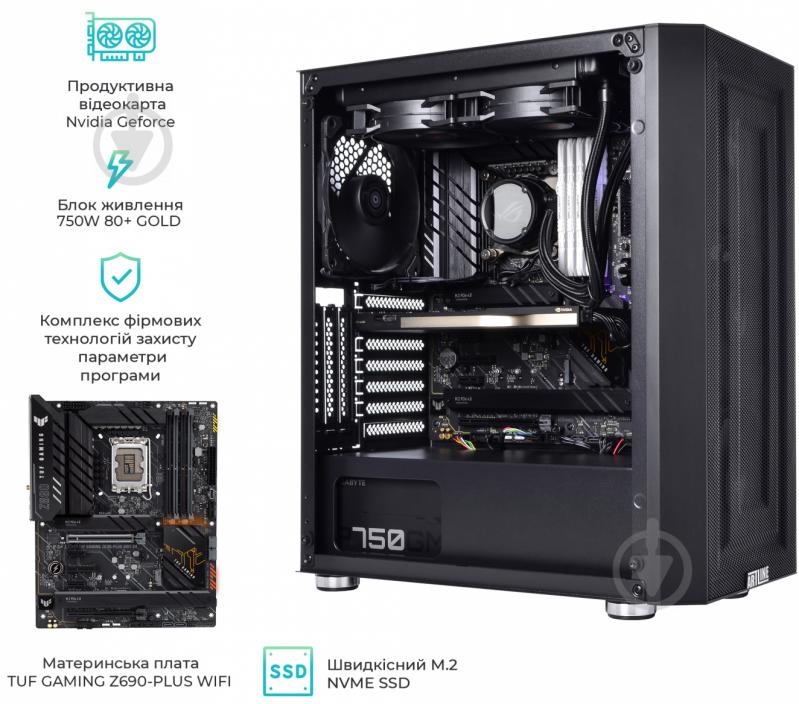 Робоча станція Artline WorkStation W96 (W96v18Win) black - фото 10