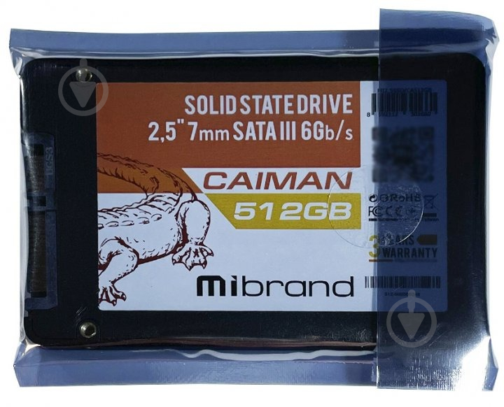 SSD-накопитель Mibrand 512GB 2,5" SATA III 3D TLC NAND (MI2.5SSD/CA512GB) - фото 4