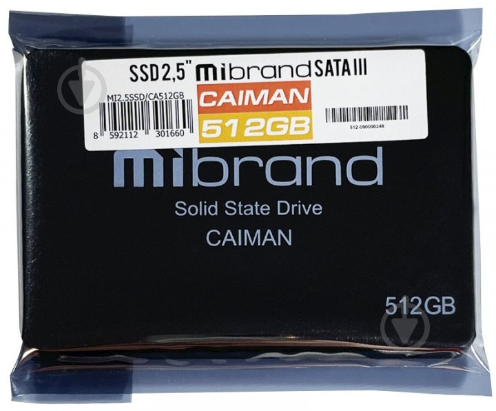 SSD-накопичувач Mibrand 512GB 2,5" SATA III 3D TLC NAND (MI2.5SSD/CA512GB) - фото 3