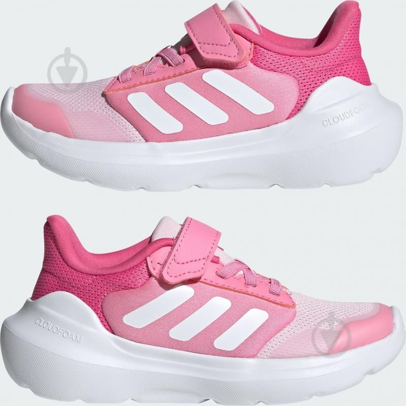 Кросівки для дівчаток демісезонні Adidas Tensaur Run 3.0 EL IE5990 р.32 рожеві - фото 5