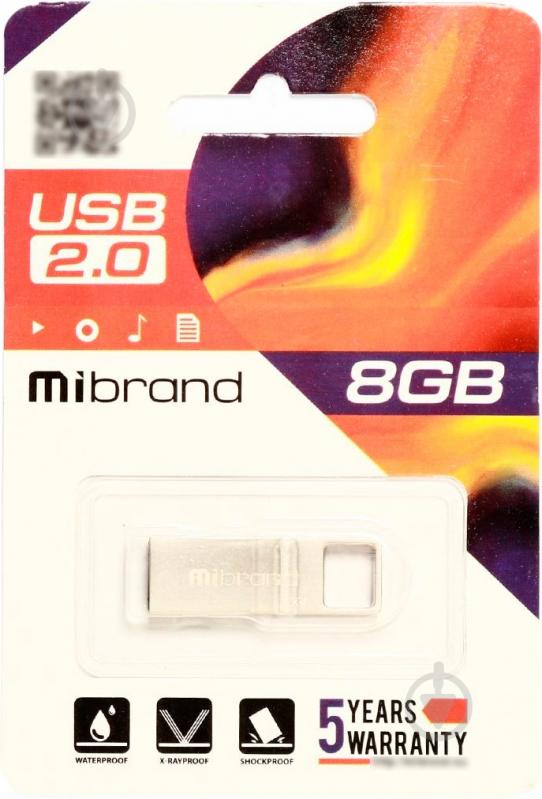 Флеш-память Shark 8 ГБ USB 2.0 silver (MI2.0/SH8U4S) - фото 1 Флеш-память Shark 8 ГБ USB 2.0 silver (MI2.0/SH8U4S) - фото 1