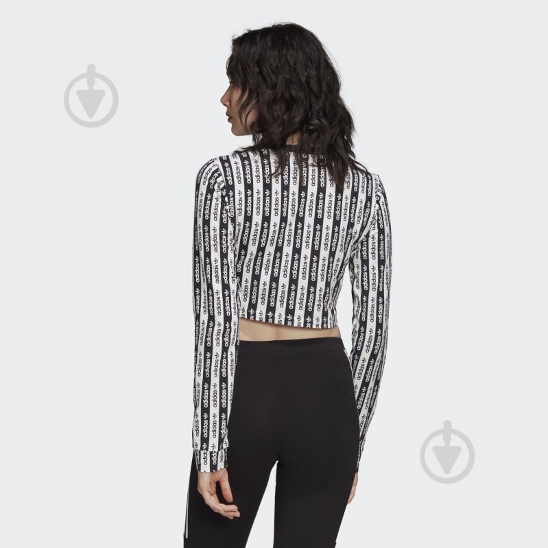 Футболка Adidas CROP LONGSLEEVE FM2472 р.XS черный - фото 5