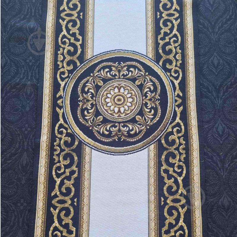Скатерть Baroque Black 136x180 см черный Прованс - фото 5