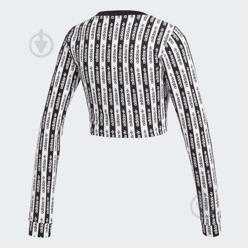 Футболка Adidas CROP LONGSLEEVE FM2472 р.M черный - фото 2