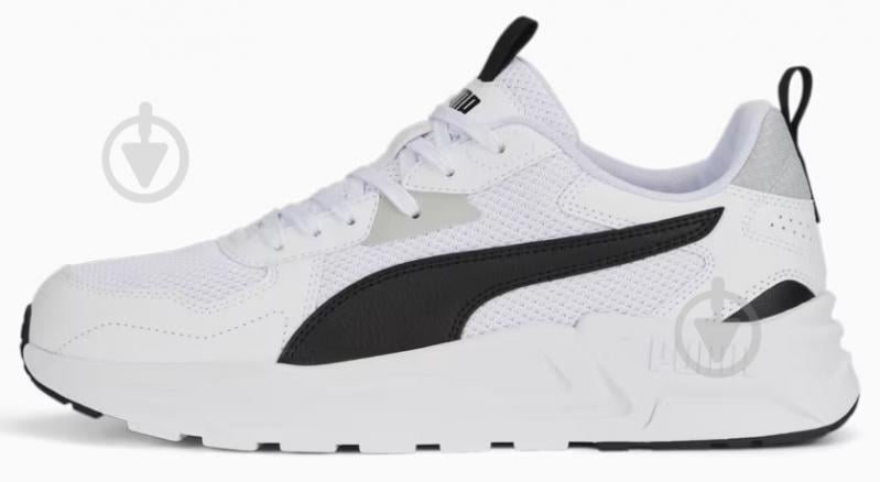 Кроссовки мужские Puma TRINITY LITE PUMA WHITE-PUMA BLACK-COOL 38929202 р.39 белые - фото 1