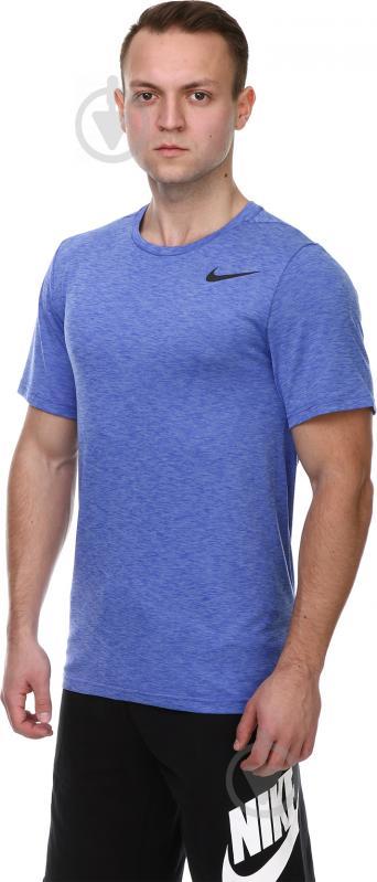 Футболка Nike M NK BRT TOP SS HPR DRY 832835-487 S синій - фото 2