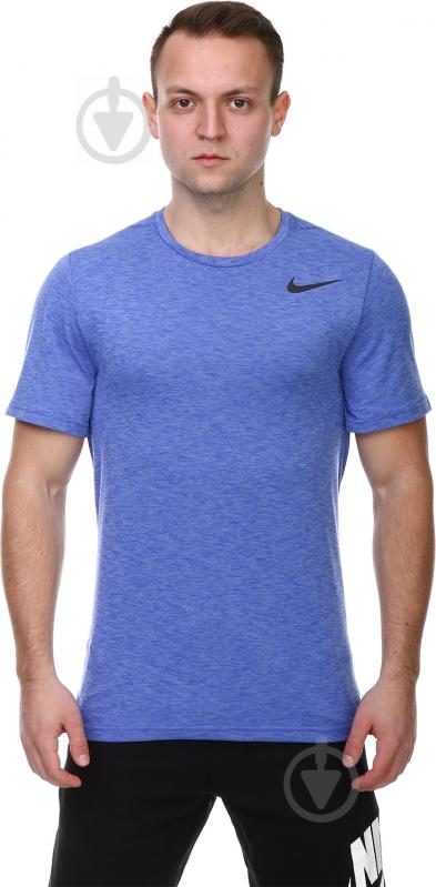 Футболка Nike M NK BRT TOP SS HPR DRY 832835-487 S синій - фото 1