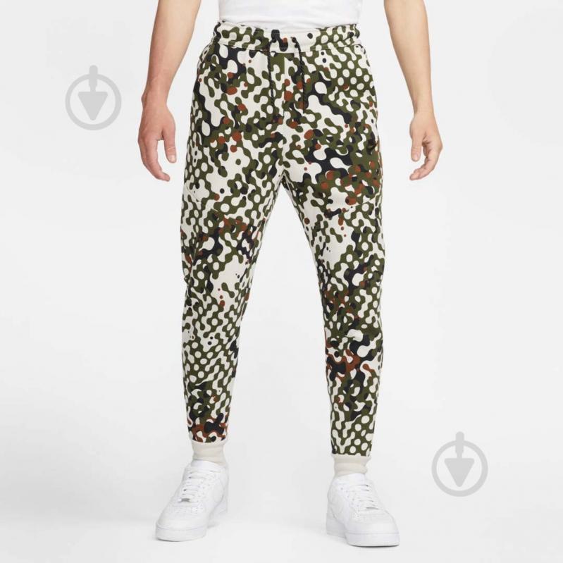 Брюки Nike M NSW TCH FLC JGGR REACT DD4692-326 р. M хаки - фото 3