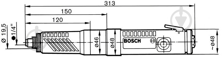 Шуруповерт пневматический Bosch Professional 607461206 - фото 2