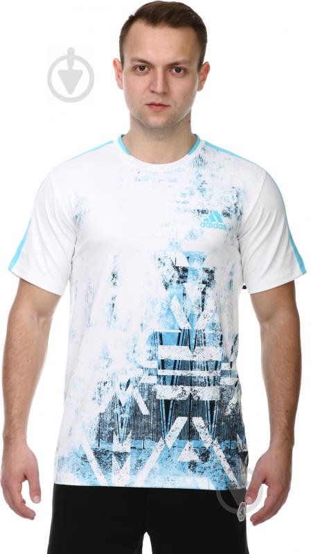 Поло Adidas ESSEX TR TEE B45798 р. L білий - фото 1