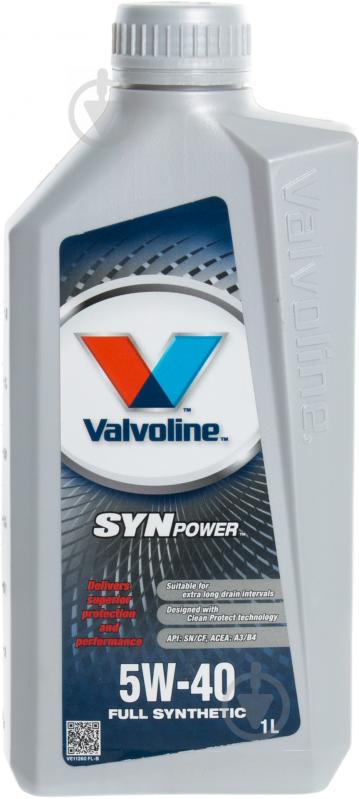 Моторное масло Valvoline SYNPower 5W-40 1 л - фото 1