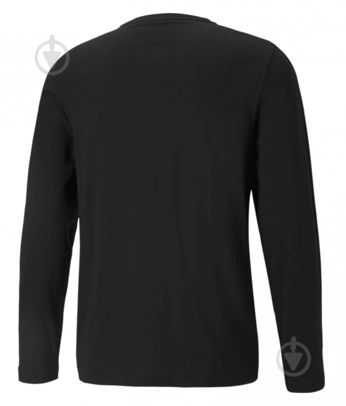 Футболка Puma ESS SMALL LOGO LONGSLEEVE TEE PUMA BLACK 58667201 р.M чорний - фото 2