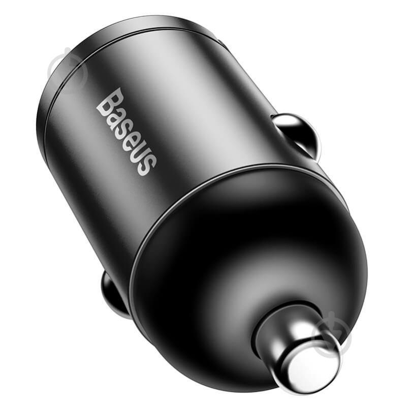 Автомобільний зарядний пристрій BASEUS Tiny Star Mini Quick Charge Car Charger USB Port 30W Gray - фото 5