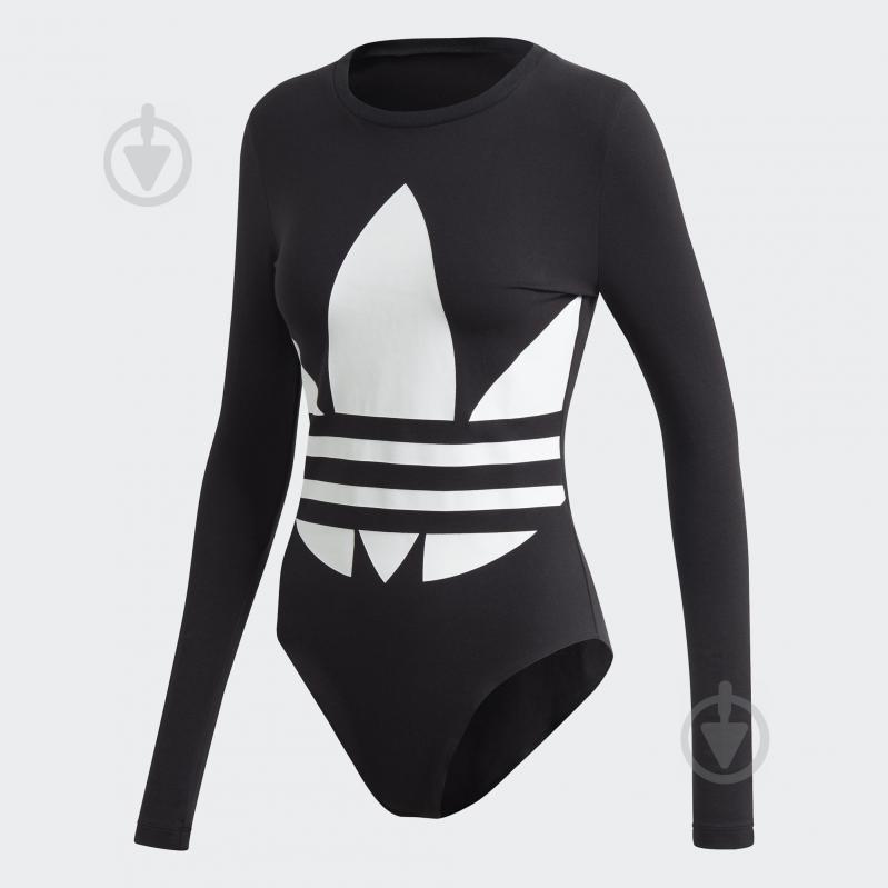 Боді Adidas LRG LOGO BODY FM2651 34 чорний - фото 1