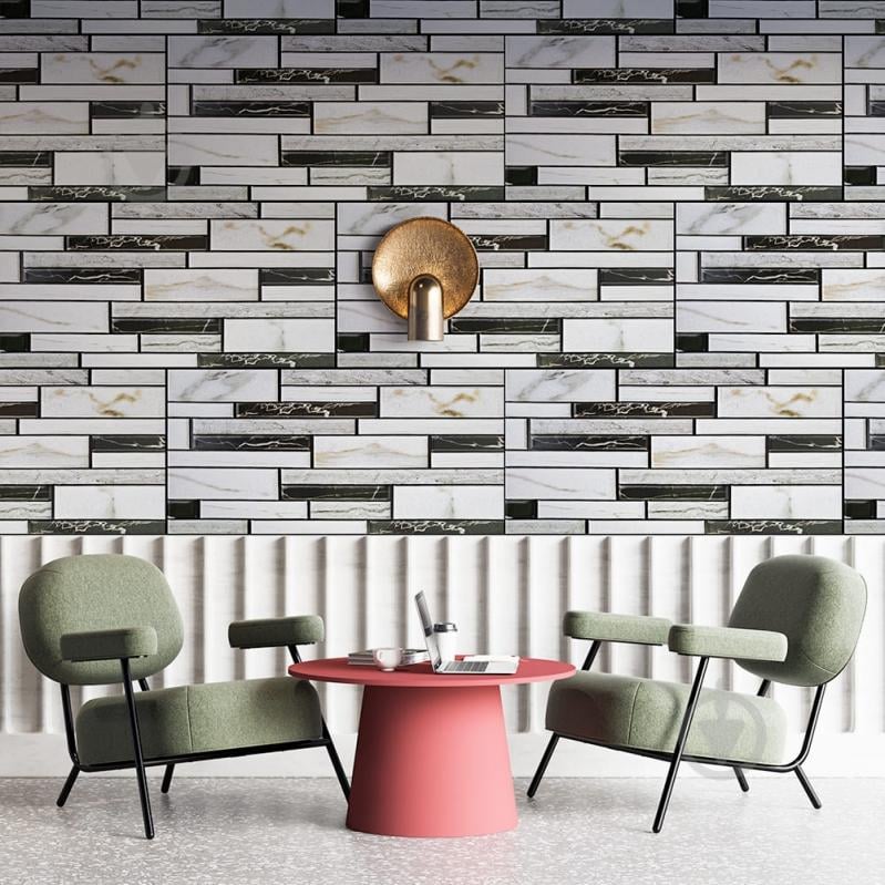 3D-панель с ПВХ Sticker Wall мрамор 960х480х4 мм (1776) - фото 4 3D-панель с ПВХ Sticker Wall мрамор 960х480х4 мм (1776) - фото 4