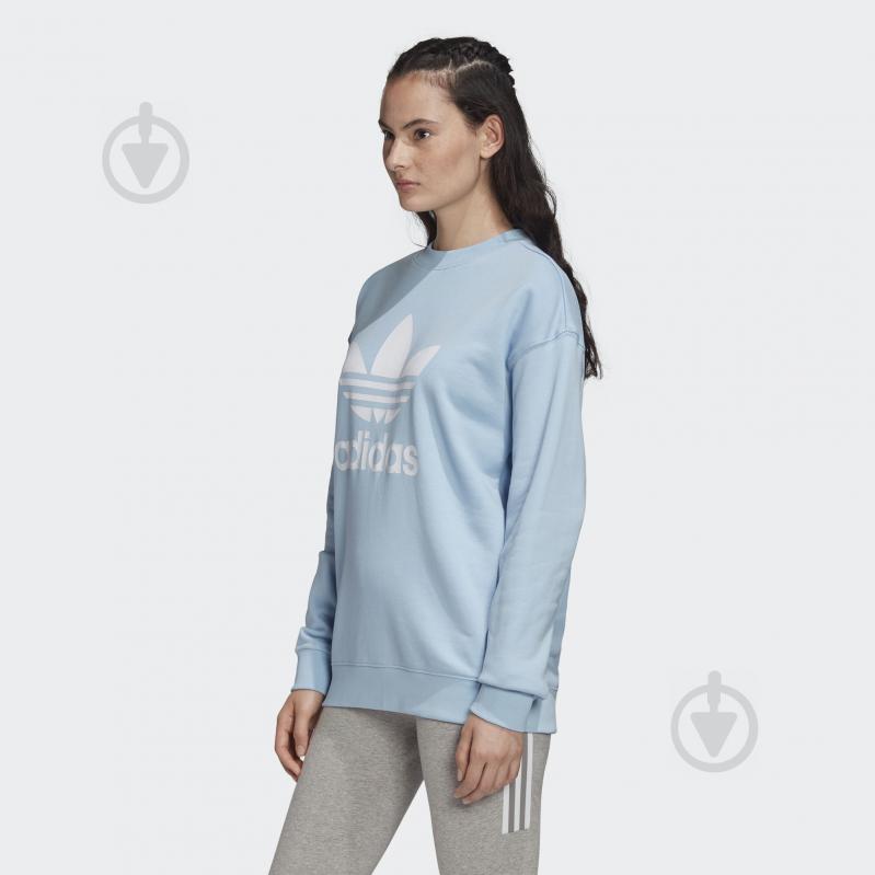 Свитшот Adidas TRF CREW SWEAT FM3289 р. 30 голубой - фото 3